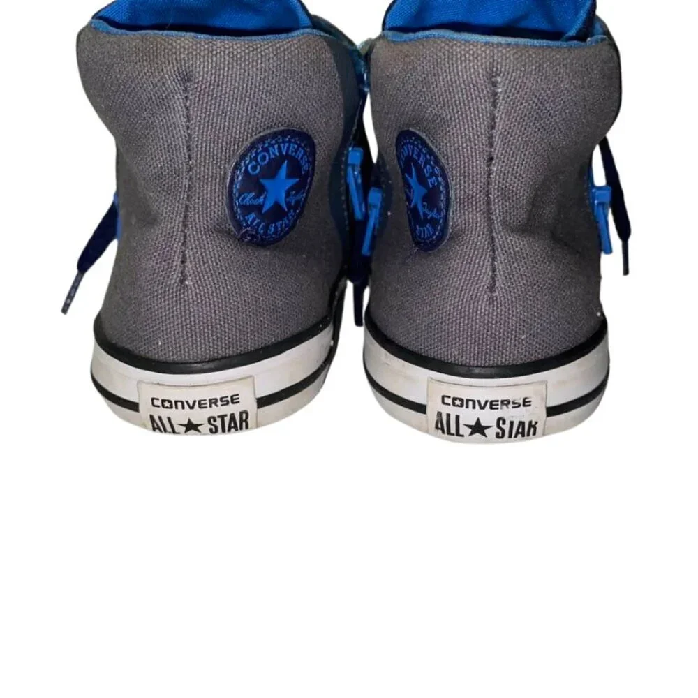 Converse Chuck Taylor All Star High Top Zip Sneakers Toddler/Infant Size 10 Gray